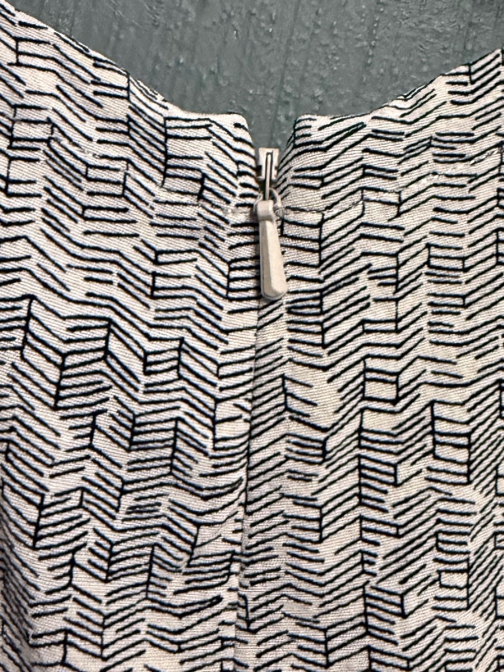 Eileen Fisher Women’s Broken Chevron Tencel Viscose Dress Size Small StyleF5BCR - Picture 6 of 8